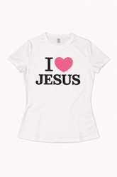 I ❤️ Jesus spring tee